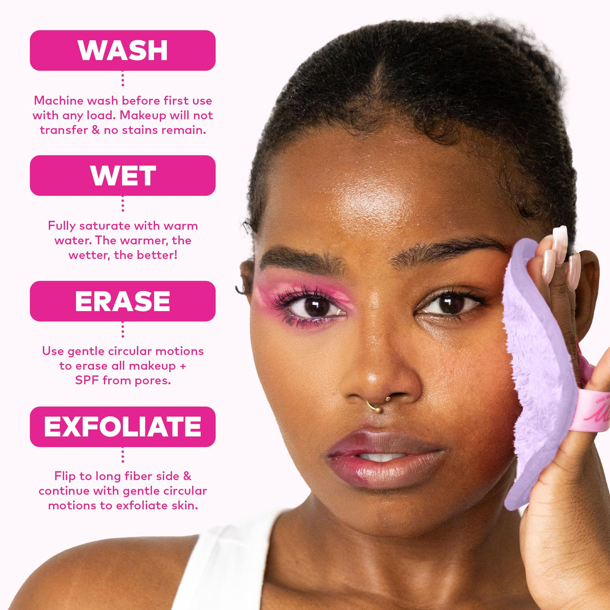 MakeUp Eraser 7-Day Set showing all included cloths