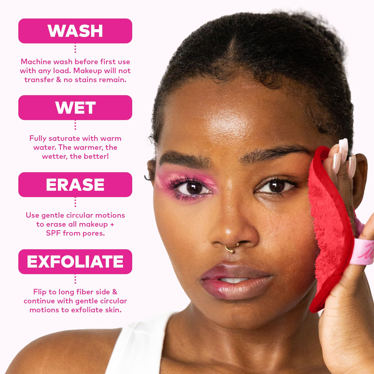 MakeUp Eraser 7-Day Set showing all seven cloths