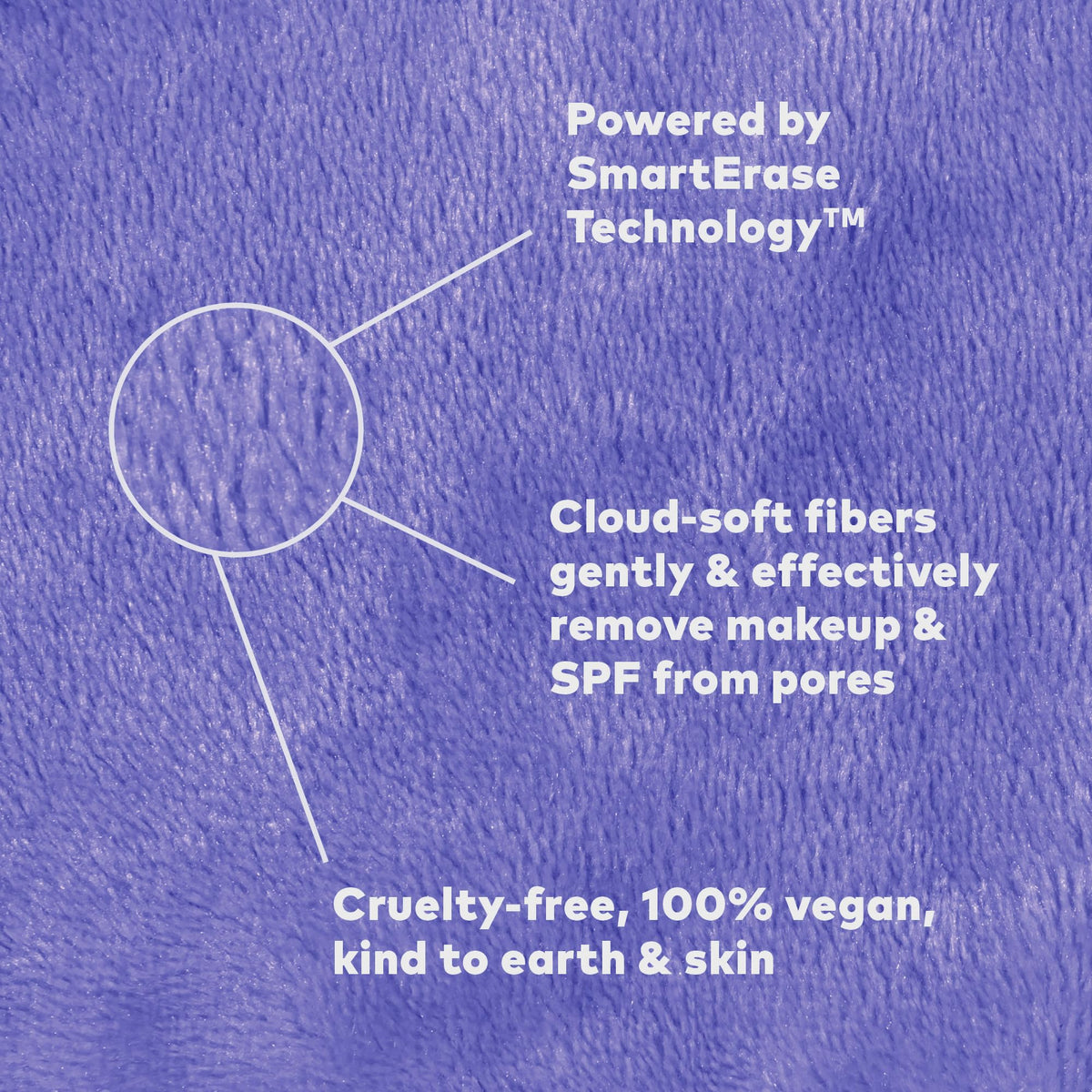 MakeUp Eraser being used to remove makeup