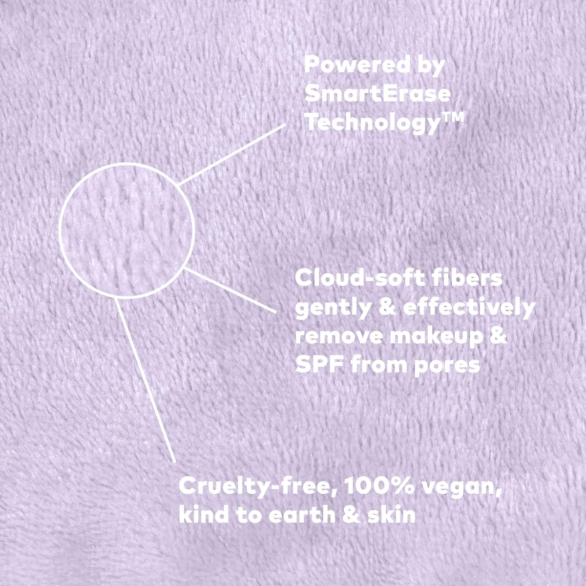 MakeUp Eraser cloth in use to remove makeup with water