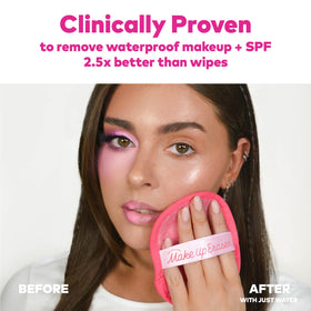 MakeUp Eraser cloth showing dual-sided design for makeup removal
