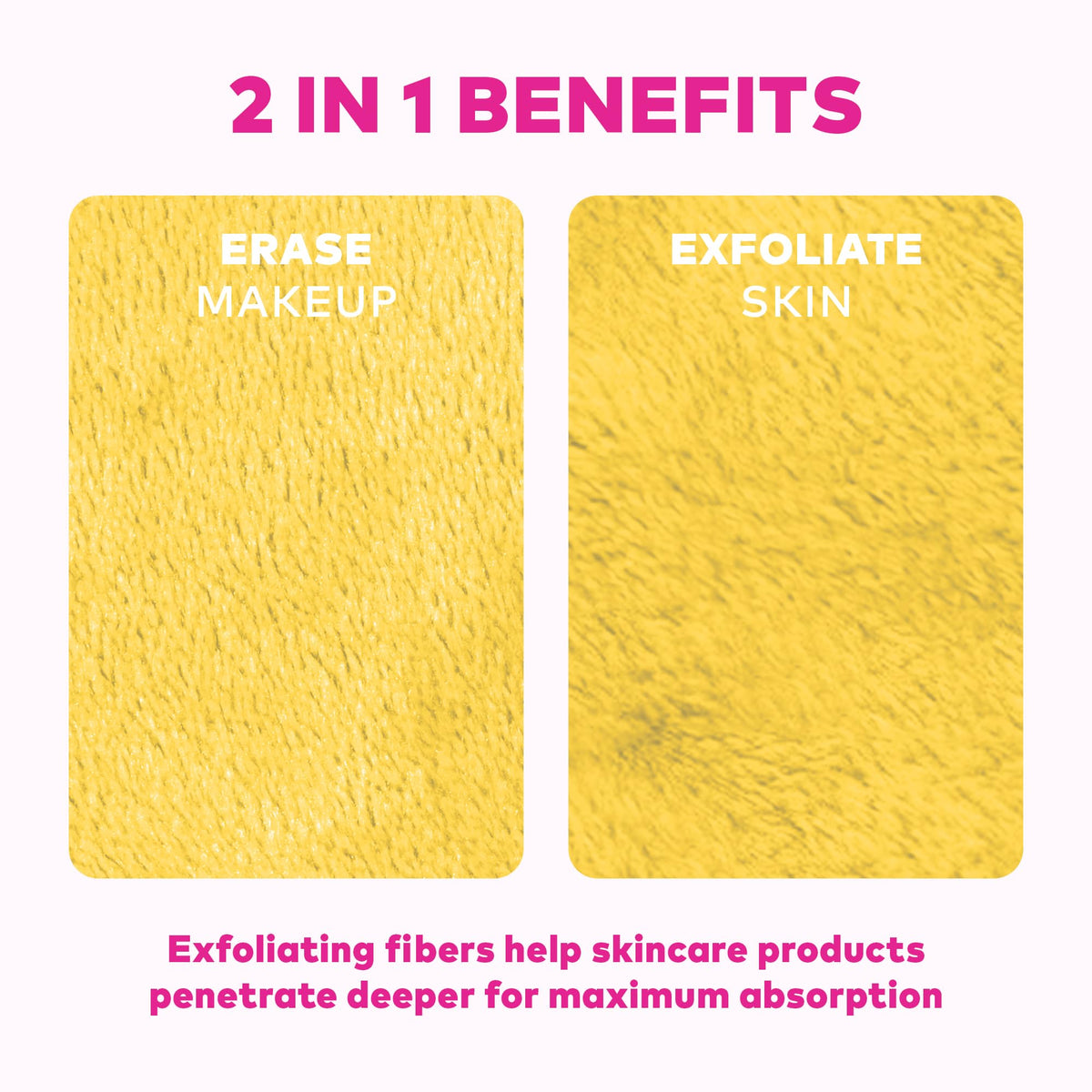 MakeUp Eraser cloths in a stylish storage bag