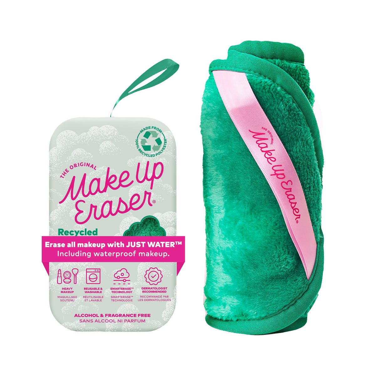 MakeUp Eraser PRO green cloth front view