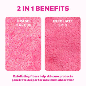 MakeUp Eraser PRO Original Pink in use on skin