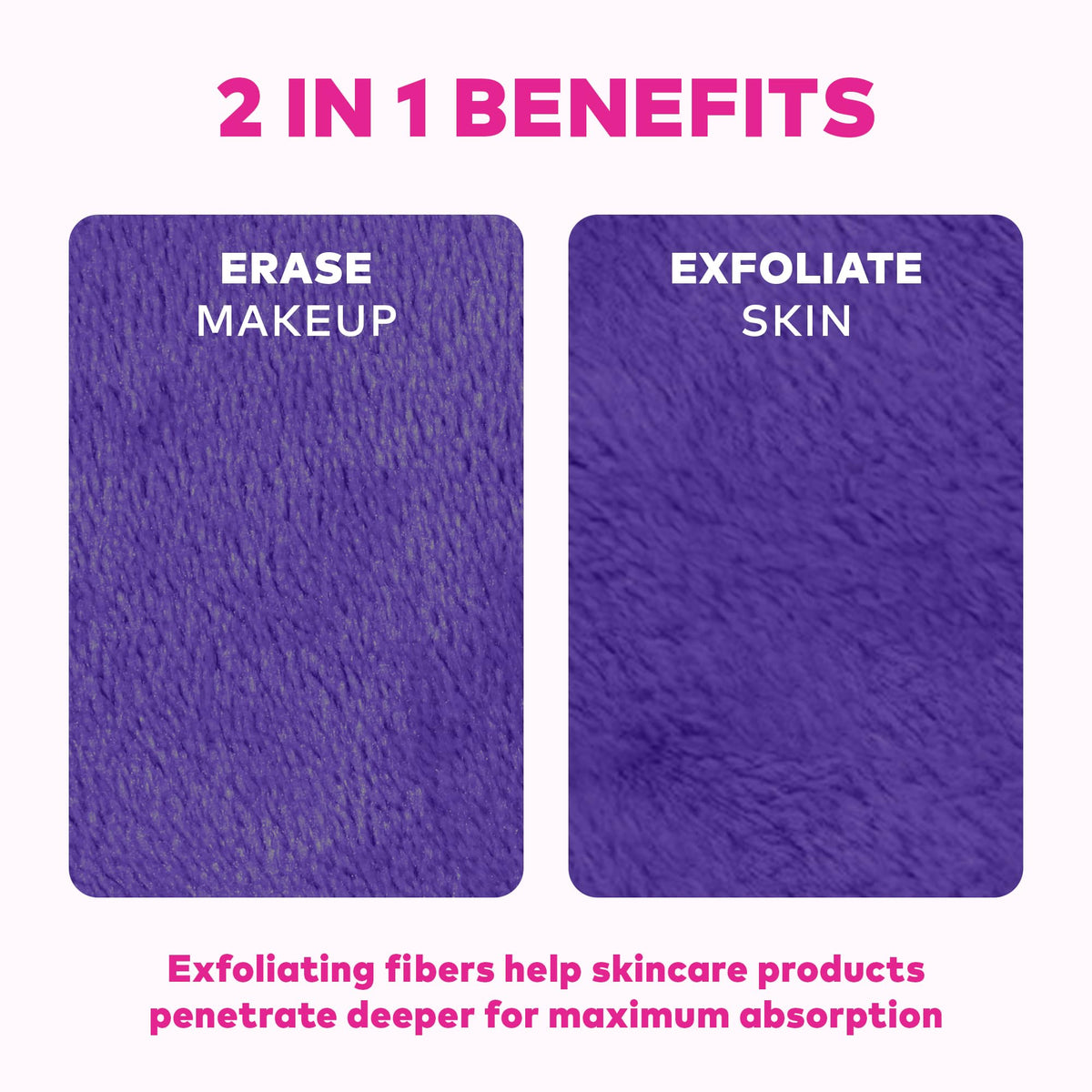 MakeUp Eraser PRO Queen Purple long fiber side