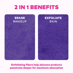 MakeUp Eraser PRO Queen Purple long fiber side