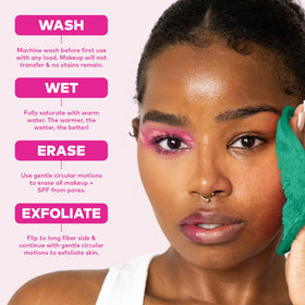 MakeUp Eraser PRO showing its texture and fibres