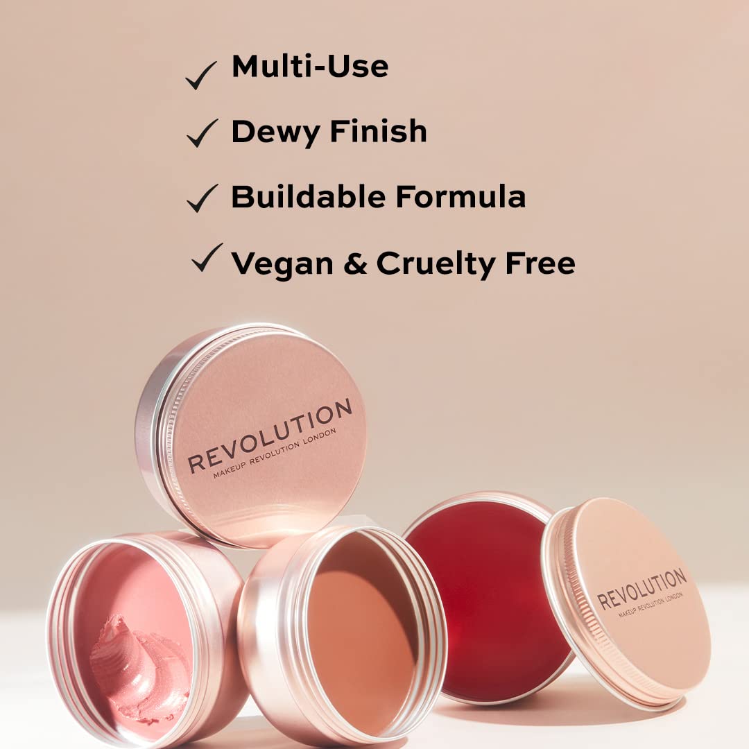 Makeup Revolution Balm Glow Multi-Use Cream Balm Rose Pink packaging