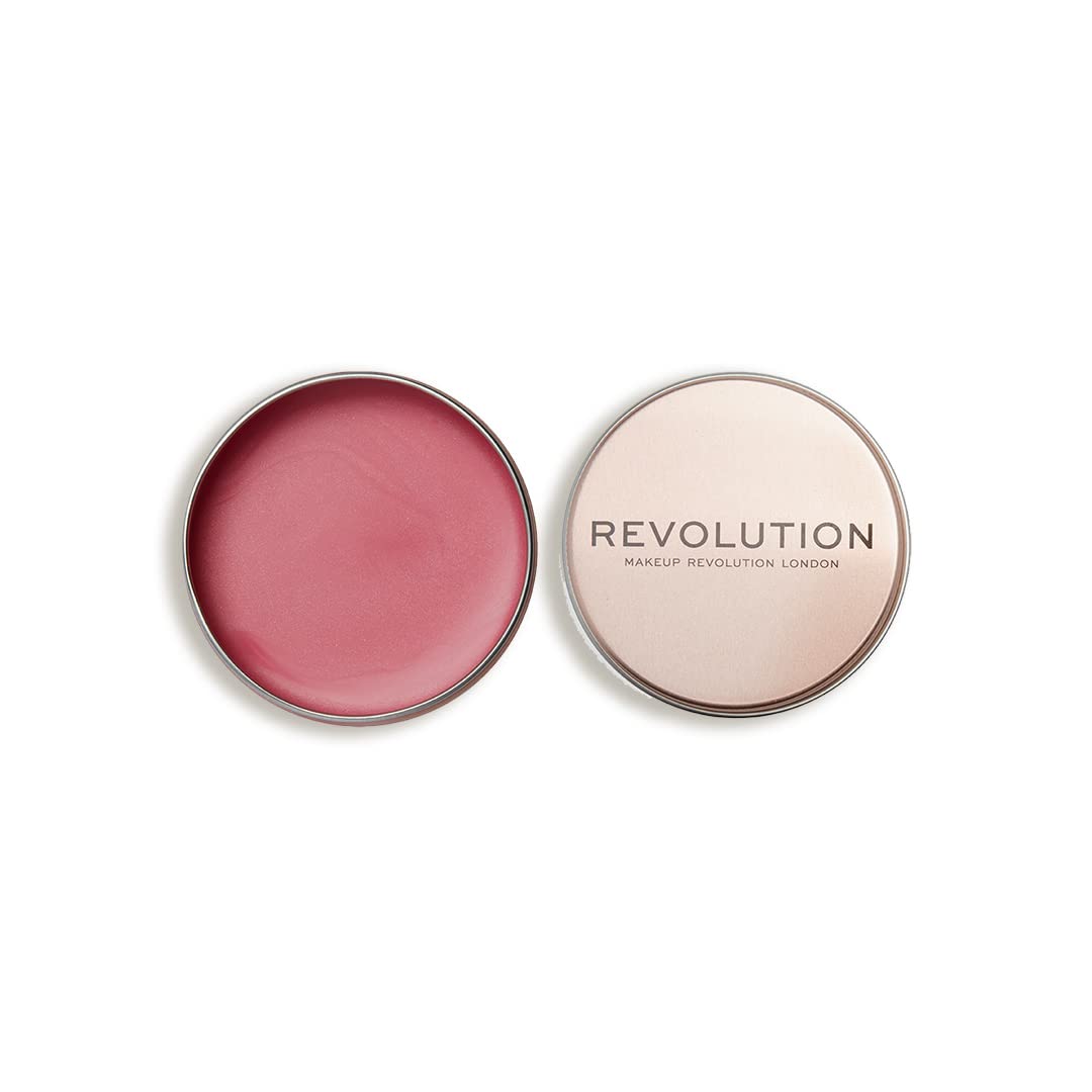 Makeup Revolution Balm Glow Multi-Use Cream Balm Rose Pink texture close-up