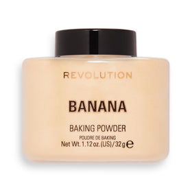 Makeup Revolution Loose Baking Powder Banana 70g front view