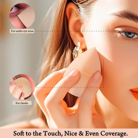 Makeup sponge set in protective holder case