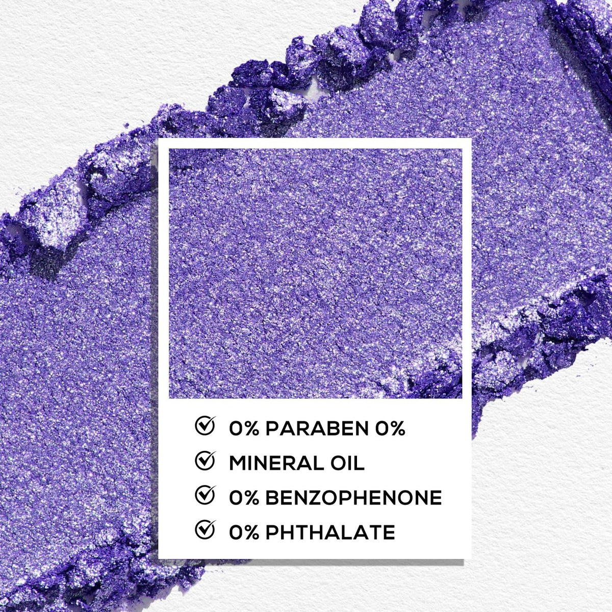 MAKI YIKA Dark Purple Creme Eyeshadow close-up of product