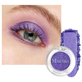 MAKI YIKA Dark Purple Creme Eyeshadow front view with packaging