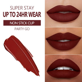MAKI YIKA lipstick application on lips for smooth finish