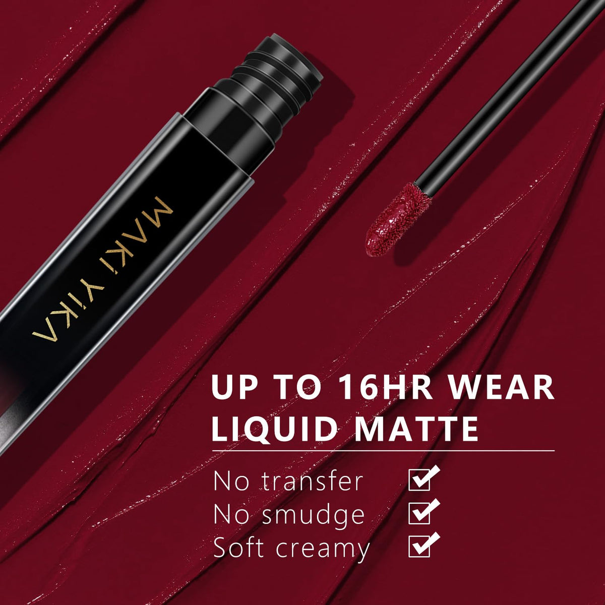 MAKI YIKA lipstick being applied on lips