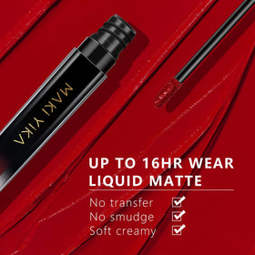 MAKI YIKA lipstick swatches on skin
