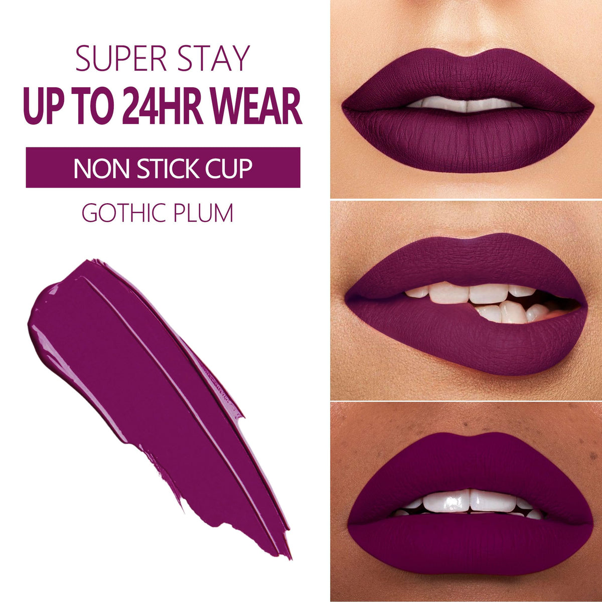 MAKI YIKA liquid lipstick applied on model's lips