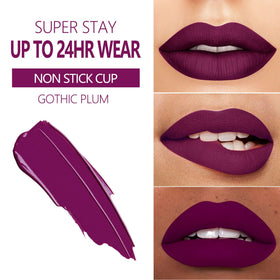 MAKI YIKA liquid lipstick applied on model's lips