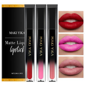 MAKI YIKA Matte Liquid Lipstick Set packaging front view