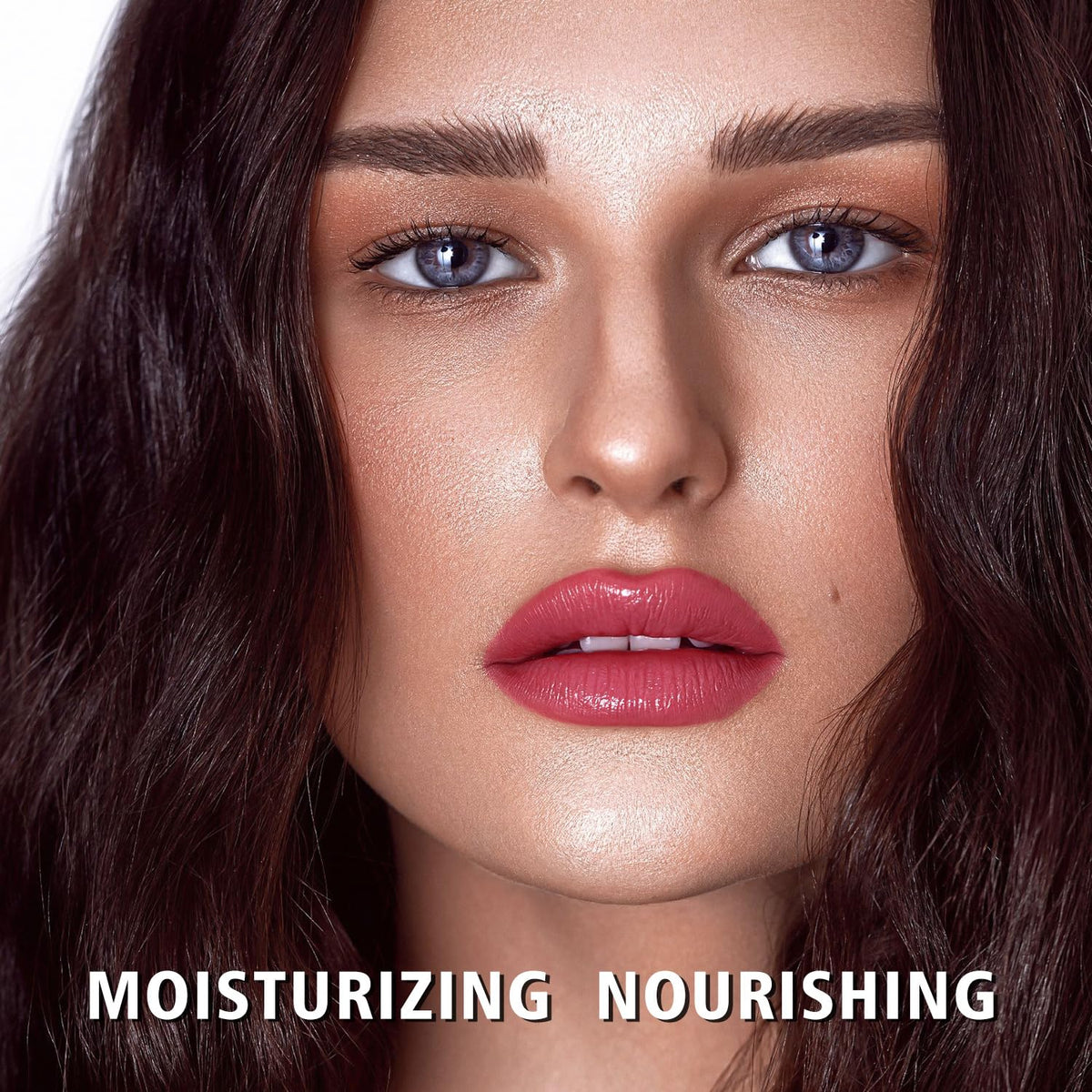 MAKI YIKA Moisture Lipstick in use on model's lips