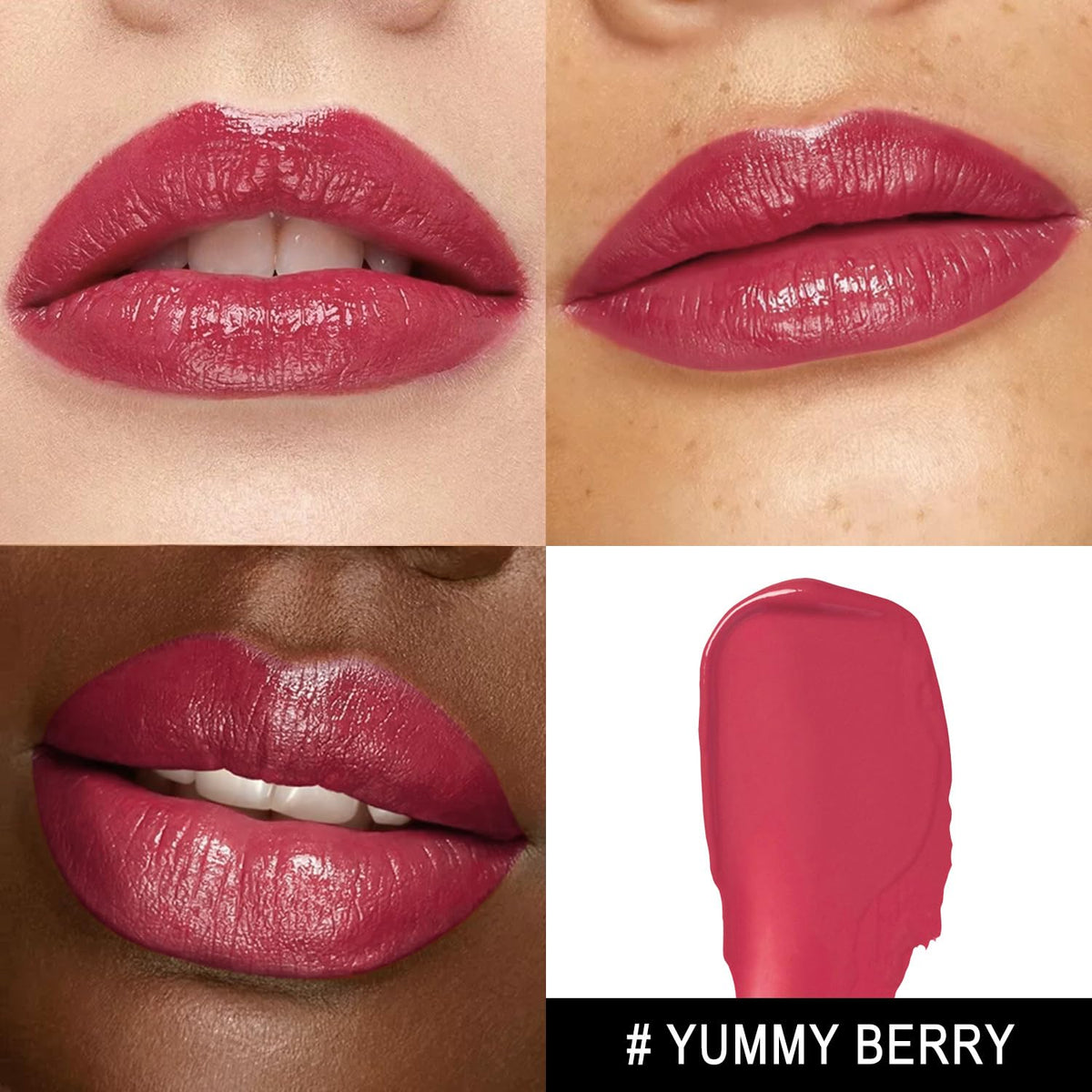 MAKI YIKA Moisture Lipstick swatches on skin