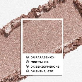 MAKI YIKA Taupe Creme Eyeshadow compact with lid open