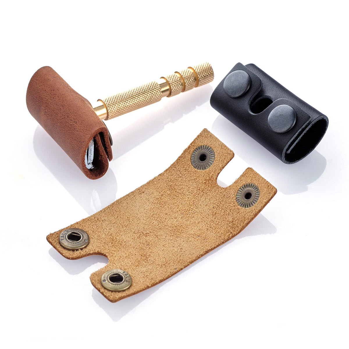 MAKYN Leather Safety Razor Head Cover packaging front