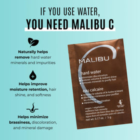 Malibu C Hard Water Wellness Remedy packet details