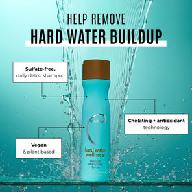 Malibu C Hard Water Wellness Shampoo with ingredients list