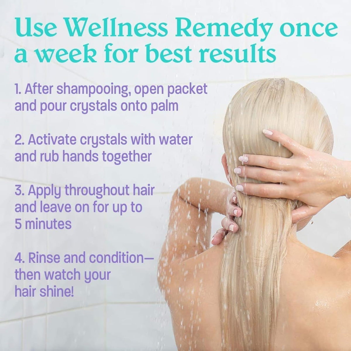 Malibu C Swimmers Wellness Remedy opened packet