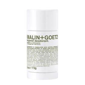 MALIN+GOETZ Bergamot Deodorant front view with clear gel stick