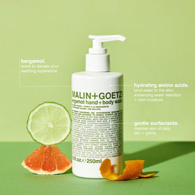 MALIN+GOETZ Bergamot Hand + Body Wash 8.5 fl oz back view