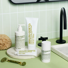 MALIN+GOETZ Bergamot Hand + Body Wash 8.5 fl oz lifestyle scene