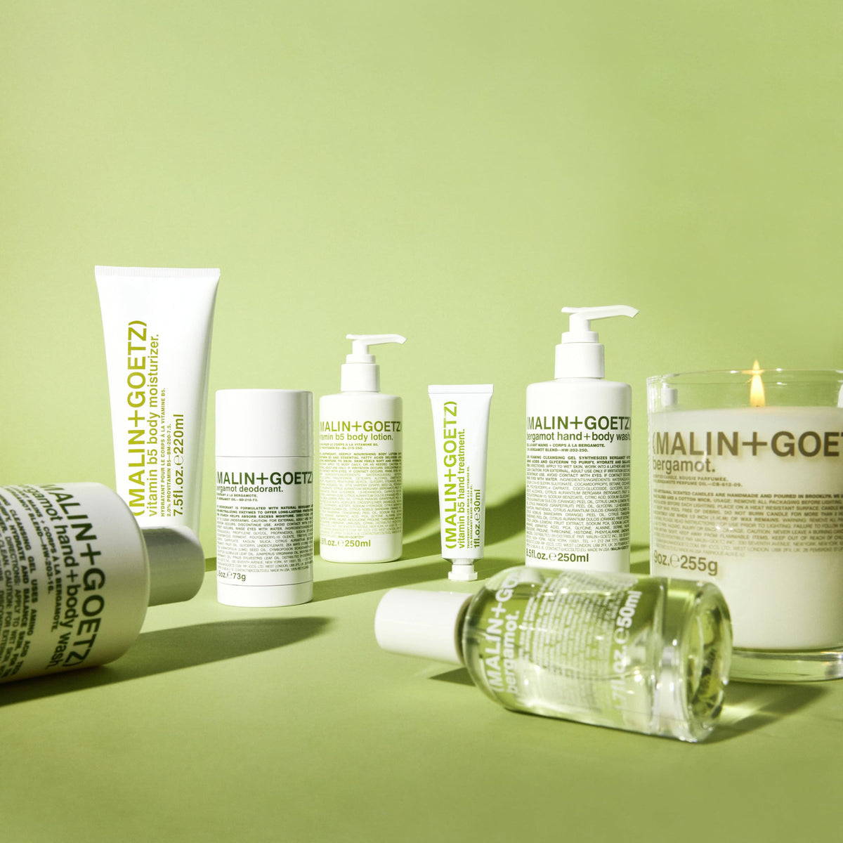 MALIN+GOETZ Bergamot Hand + Body Wash 8.5 fl oz packaging