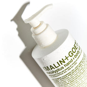 MALIN+GOETZ Eucalyptus Hand + Body Wash close-up of pump