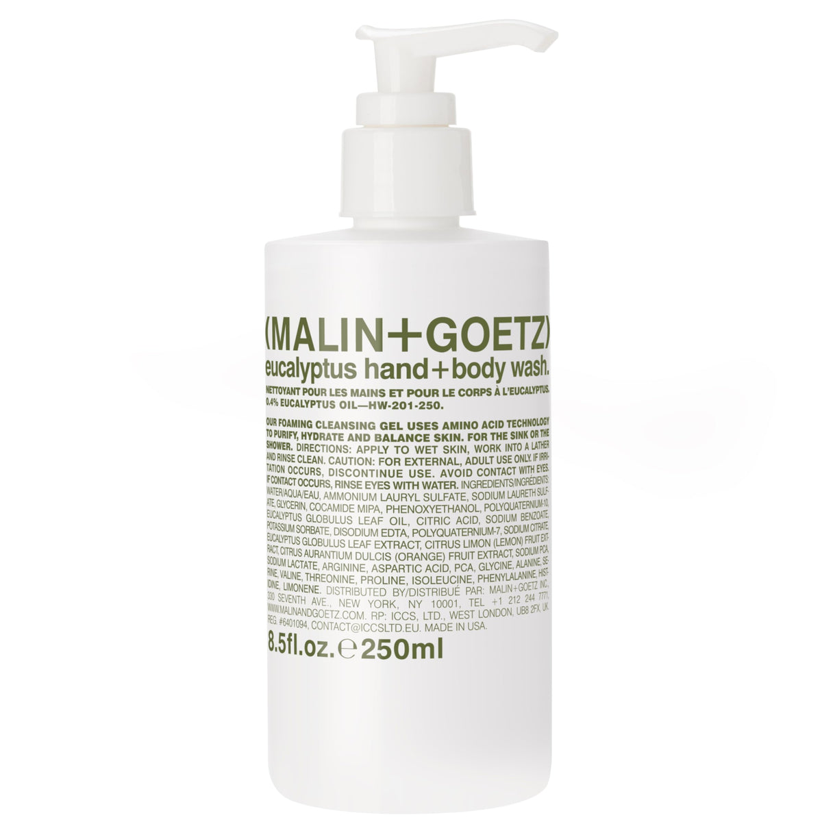 MALIN+GOETZ Eucalyptus Hand + Body Wash front view