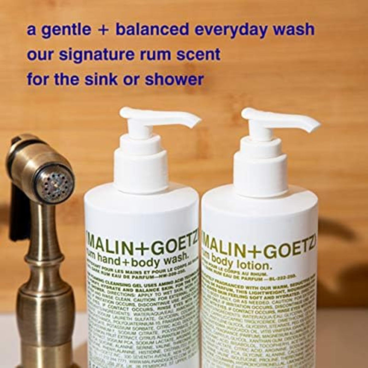 MALIN+GOETZ Rum Hand + Body Wash ingredients list