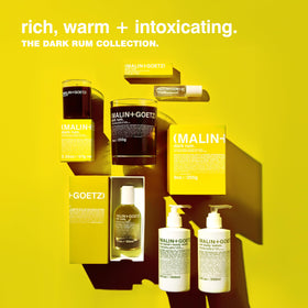 MALIN+GOETZ Rum Hand + Body Wash packaging details