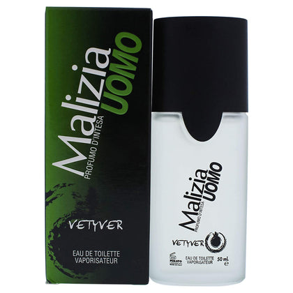 Malizia Vetyver Uomo Eau de Toilette Spray 1.7oz front view