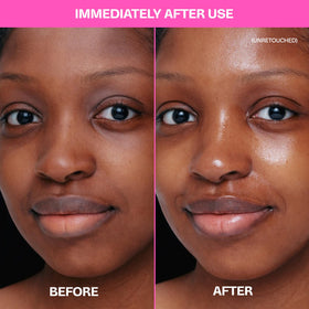 MAMONDE Flora Glow Rose Daily Liquid Face Mask application on skin