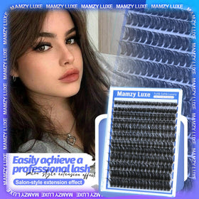 Mamzy Luxe Lash Clusters 204 pcs packaging