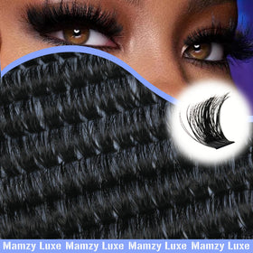 Mamzy Luxe Lash Clusters in a beauty kit