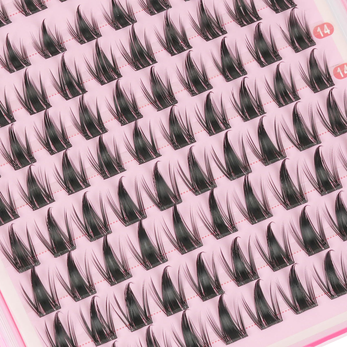 Mamzy Luxe Manga Lash Clusters demonstrating versatility for makeup