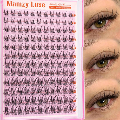 Mamzy Luxe Manga Lash Clusters front view with spiky design