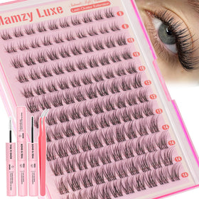 Mamzy Luxe Natural Lash Clusters Kit 8-14MM front view