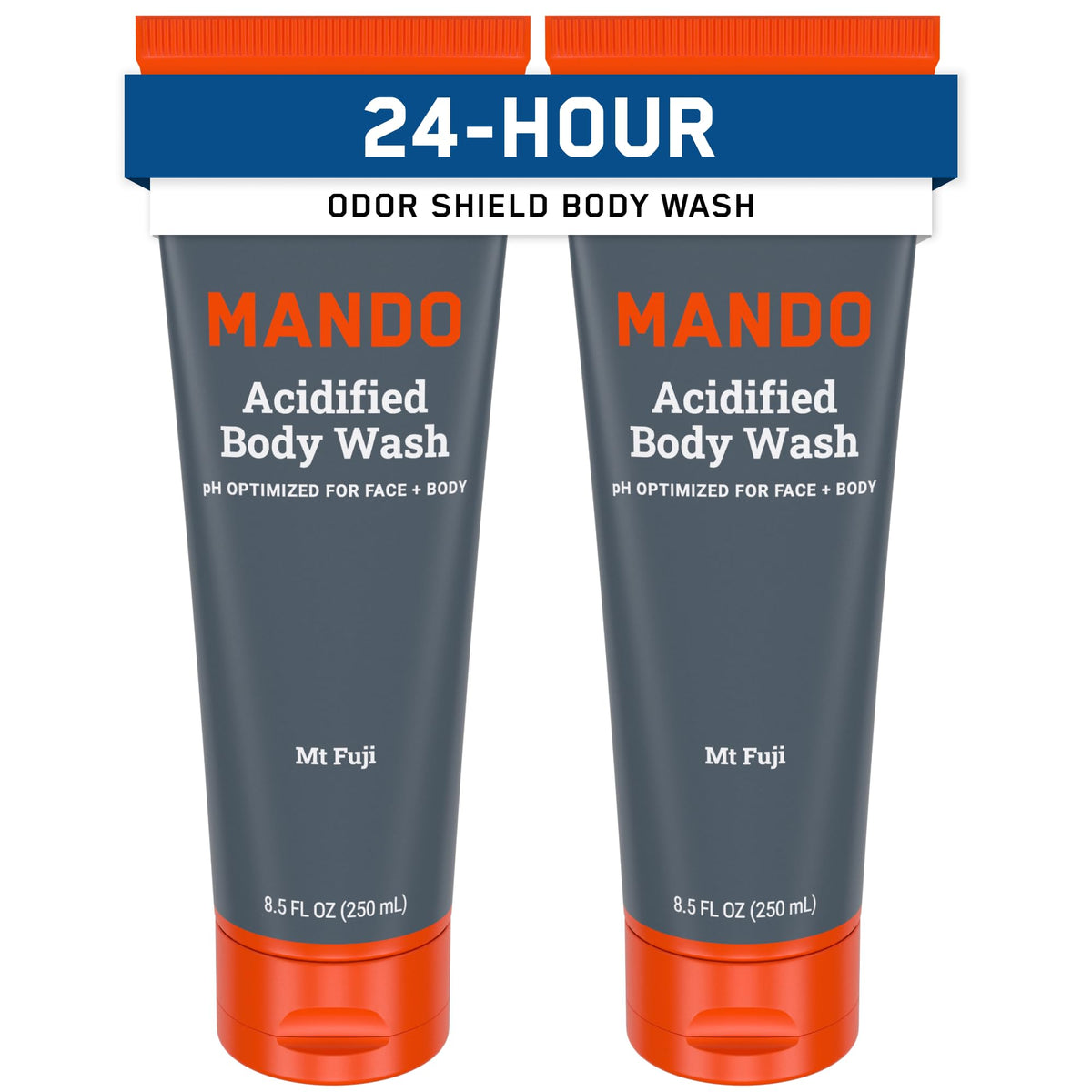 Mando Body Wash 2pk 8.5 oz Mt Fuji front view