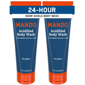 Mando Body Wash 8.5 oz front view, two-pack