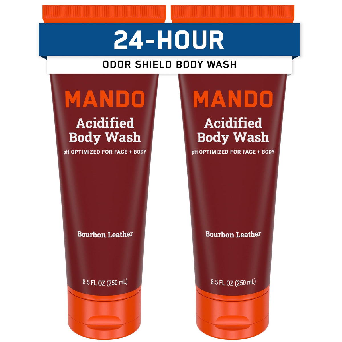 Mando Body Wash Bourbon 8.5 oz front view