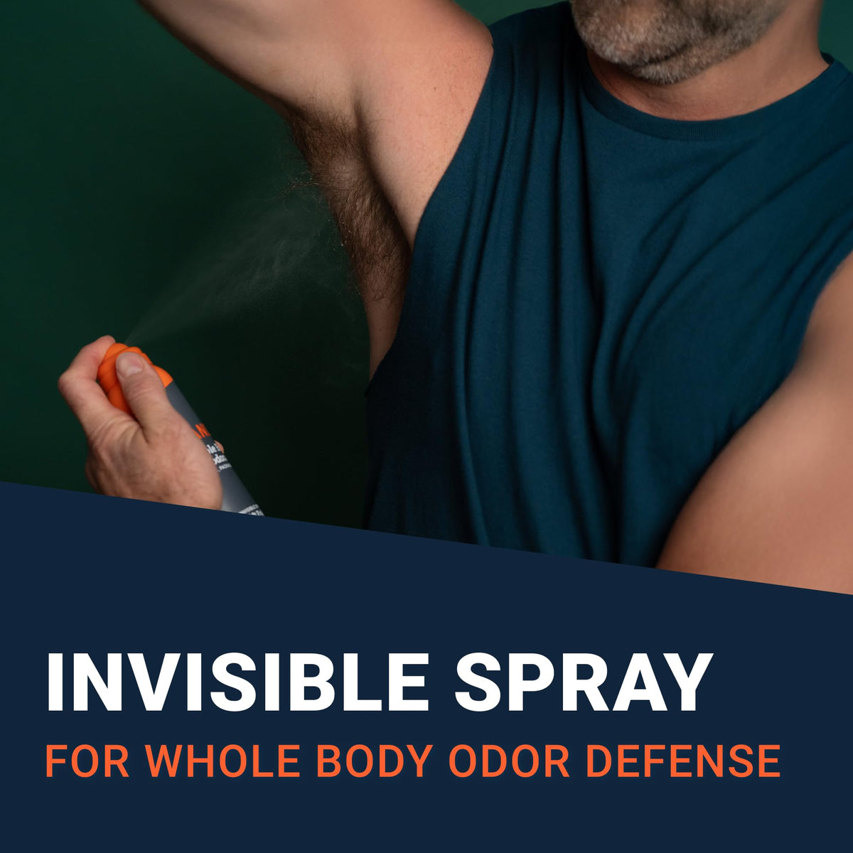 Mando deodorant can back view