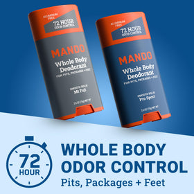 Mando deodorant stick side view